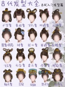 古风发型合集（汉服坑须知)穿了衣服不够完美