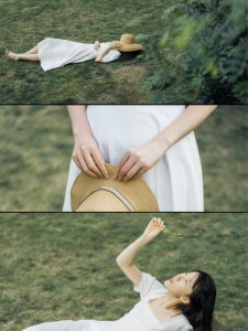 春日电影感女生写真分享 附拍摄动作教程