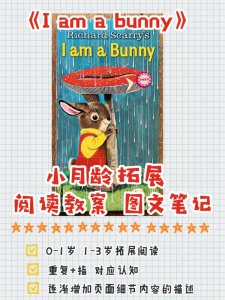 0-3岁早教｜绘本拓展阅读笔记《I am a bunny》