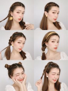 6款发型合集｜减龄编发教程｜简单又好看❗️