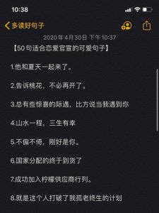 「No.88」适合恋爱官宣的可爱句子