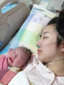 37分钟顺产7斤小米妮‍♀️我的无痛分娩日记