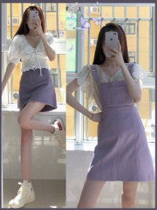 一周穿搭不重样紫色系穿搭少女浪漫情怀