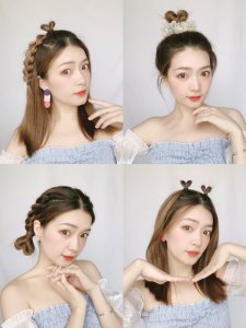 520约会发型｜爱心丸子头合集｜头发会比心❣️