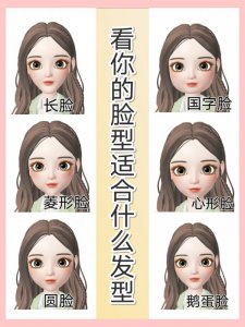 根据脸型原则发型看看你适合哪种哦