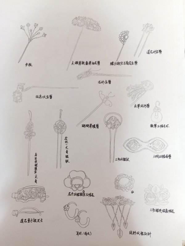 中国古代配饰合集清朝–民国