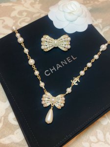 Chanel香奈儿2021早秋新款蝴蝶结首饰