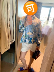 爱马仕定制丝巾silk衬衣及八卦吐槽