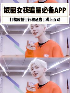饭圈女孩追星必备APP 明星应援‼
