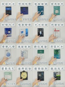 新品男士面膜攻略/控油祛痘面膜/男神必用