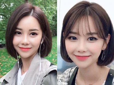 今年的“内扣短发”还是非常的火 合适脸圆的女生 超显脸小