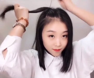 剪了短发超后悔？试试该款“蓝莓辫”减龄还凉快 手残党也能会