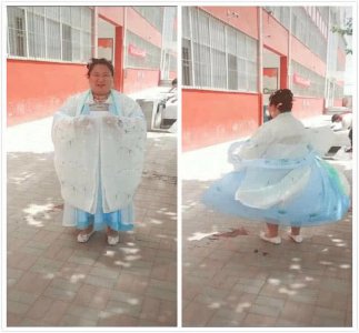 胖妮穿汉服 大型“车祸现场” 网友：美到自闭 无处安顿的魅力