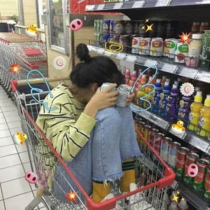 ins·卡哇伊·仙女头像：恋爱能够慢慢谈 肉必须趁热吃