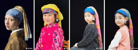 萌出天际 上海幼儿园小朋友cosplay名画 来看有多像