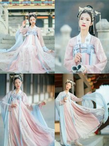 粉色汉服最美不是鲛人泪 这几款也超惊艳 汉服娘：想入手