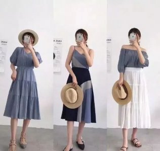 简谱气质的夏日chic风 温婉雅致的连衣裙彰显与众不同的美