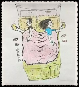 肮脏人性图：厕所里办公的上班族 知人知面不知心的情侣