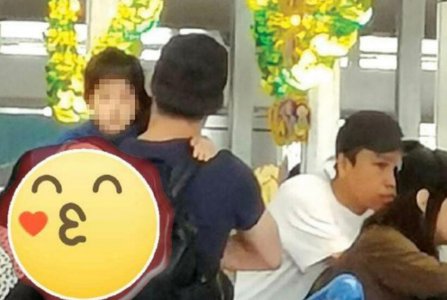 林心如女儿首曝光 一直依偎在爸爸身上超级可爱