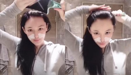 张馨予产后素颜照 在线分享自己的护发小诀窍