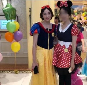 吴佩慈扮白雪公主 为儿子庆生尽显身心疲惫
