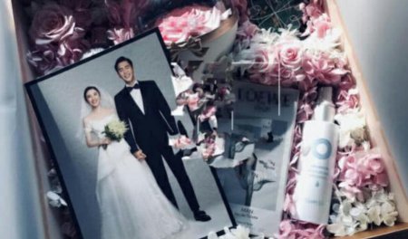 张若昀唐艺昕伴手礼 用永生花象征两人的爱情永生