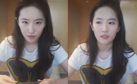 刘亦菲直播视频截图 岁月从不败美人依旧神仙颜值