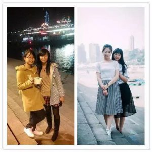 容貌对比 女生上大学前后对比容貌照？