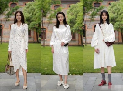 马上就到了酷暑的季节了 穿长连衣裙配什么鞋子好看？