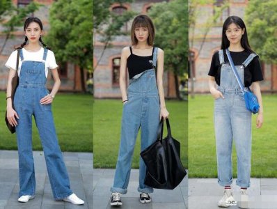 背带裙作为减龄圣品 背带裤穿搭上衣图片