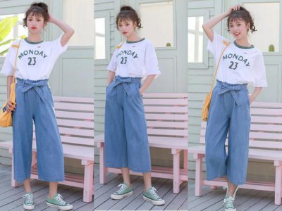听说最近大家都喜欢穿浅蓝色的单品 浅蓝色衣服搭配图片