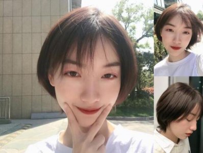 炎热的夏天要来了 日系短发发型女2021