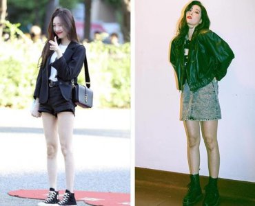 今天要给大家介绍的是南韩腿精李宣美的穿搭 长腿穿什么衣服好