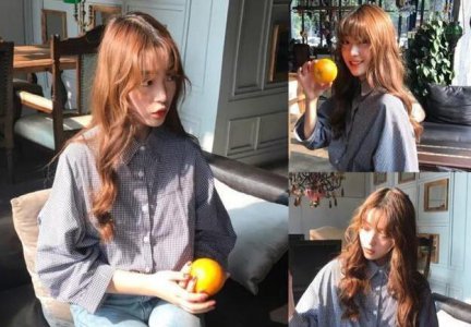 女生就是在变美的道路上永无止境地折腾 金棕色头发图片效果图