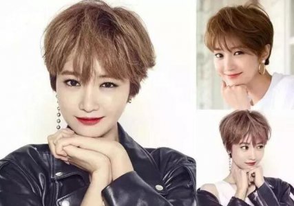 相信每一个女生尝试短发的发型都是需要勇气的 女剃后脖短发图片大全