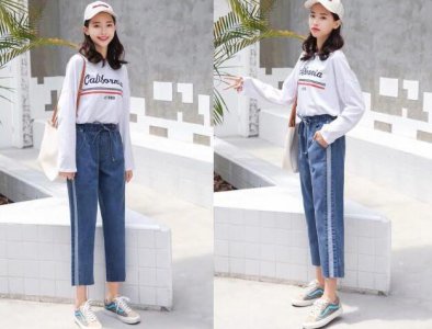 喜欢穿裤子的妹子注意了 什么裤子显腿瘦女生？