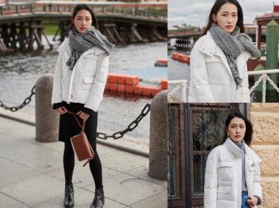 爱美的女生 白色羽绒服搭配什么裙子好看？