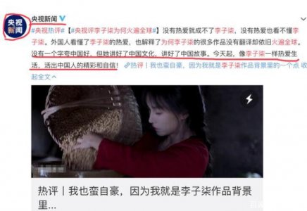 李子柒为何火遍全球 活出中国人的精彩和自信