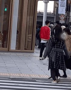 王思聪逛街不戴口罩 在日本坚持露出真容人群中显突兀