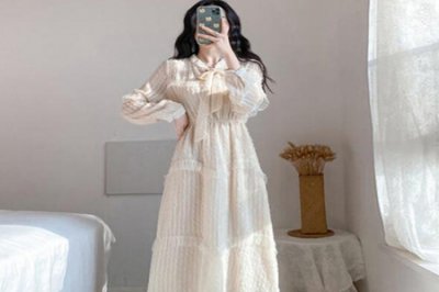 杏色的连衣长裙搭配什么鞋子好看 四款连衣长裙搭配清新性感