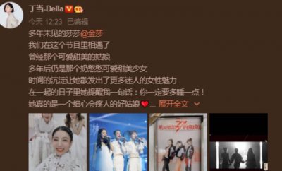丁当发文告别《浪姐》：淘汰并不代表结束