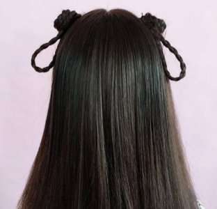 汉服头发怎么扎