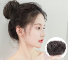头发多怎么扎丸子头 超短发如何扎半丸子头