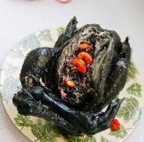 跟达人学习紫米乌鸡饭的做法