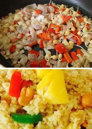 【周四食谱】菠萝炒饭的做法步骤