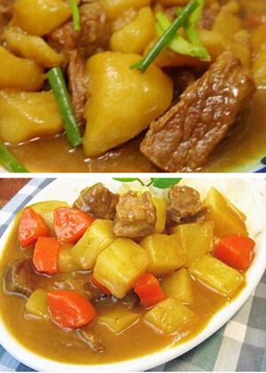 印度风味咖喱牛肉 百胜厨咖喱风味拉面