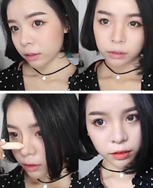 美妆达人示范夏天怎么化妆不脱妆