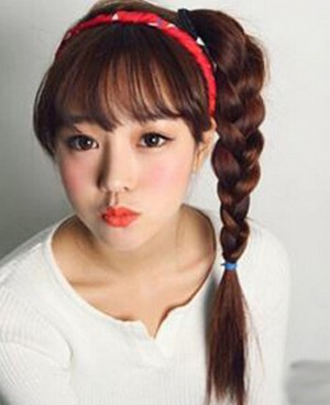 韩国暖色系的冬季彩妆教程图片