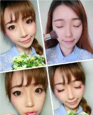 春季马卡龙彩妆勾勒娇俏可爱少女形象