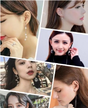 充满仙气的长款耳环 是你百看不厌的样子